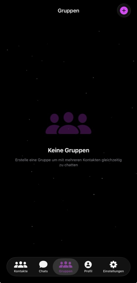 UfoooNetiX MSG – Gruppen-Tab für verschlüsselte Gruppenchats